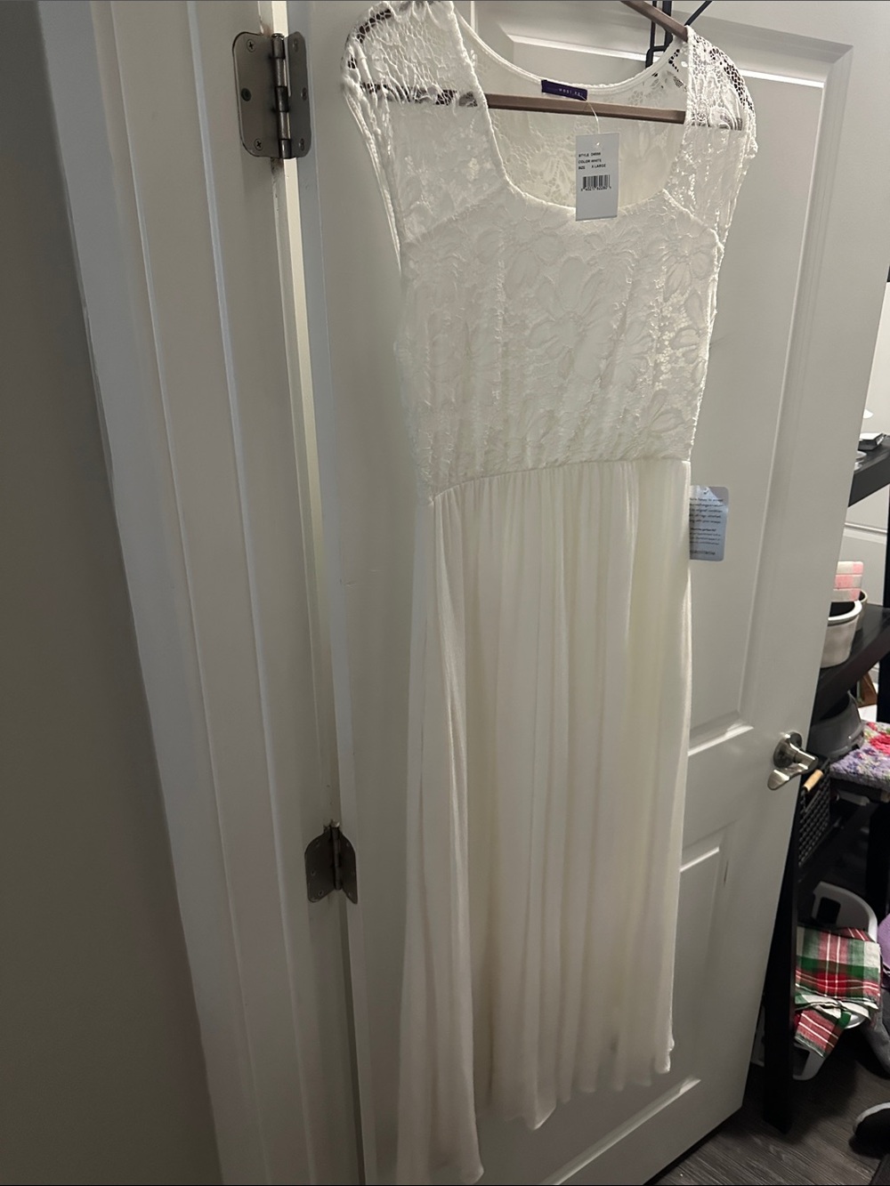 West Kei White Crochet Lace Dress